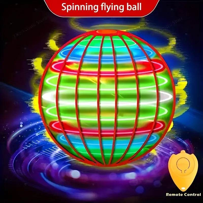 LED Flying Spinner Ball Drone – Magic Hover Toy Gift for Kids