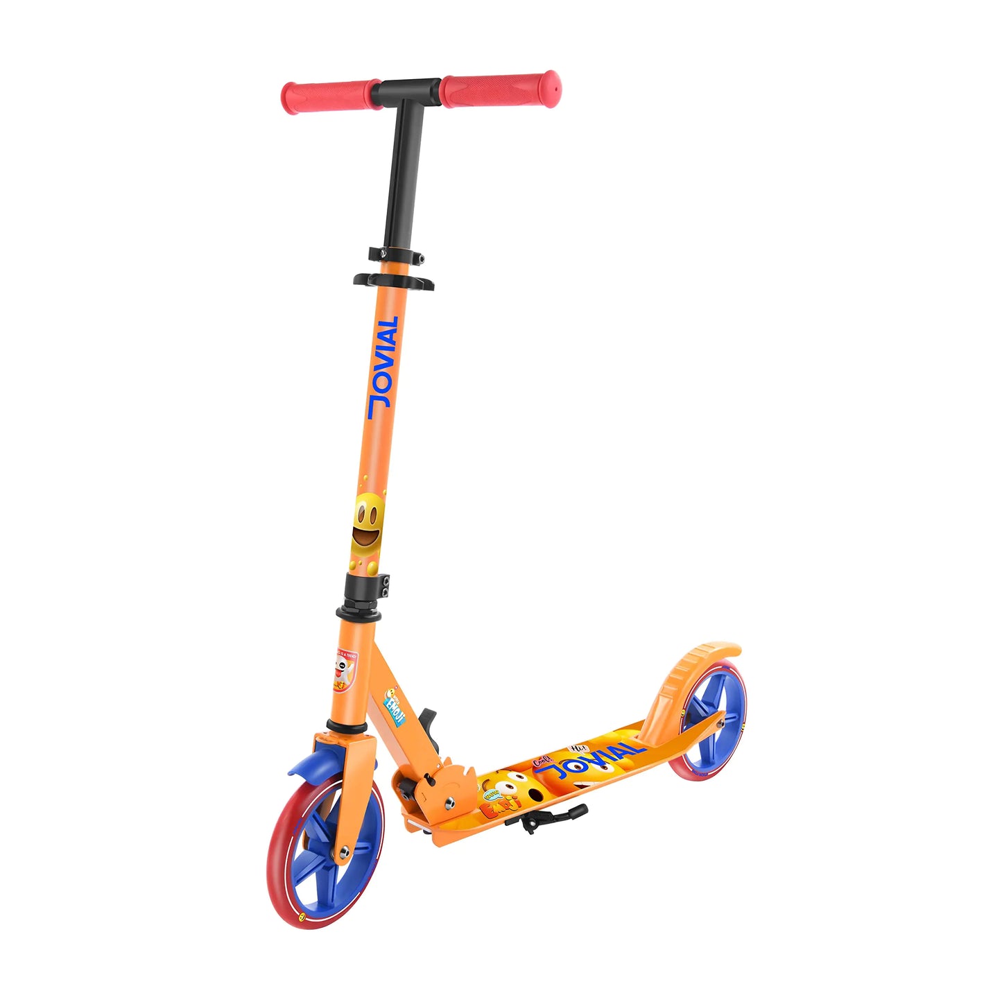 Jovial Kick Scooters for Kids Teenagers - 2 Wheel Kids Scooter with Adjustable T-Bar Handlebar - Alloy Anti-Slip Deck - Portable Folding Kick Scooters for Kids
