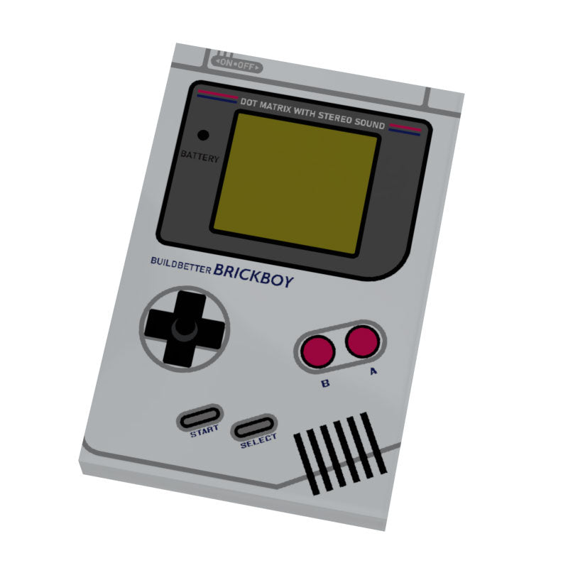 Brickboy Handheld Gaming Console (2x3 Tile) made using LEGO parts - B3 Customs