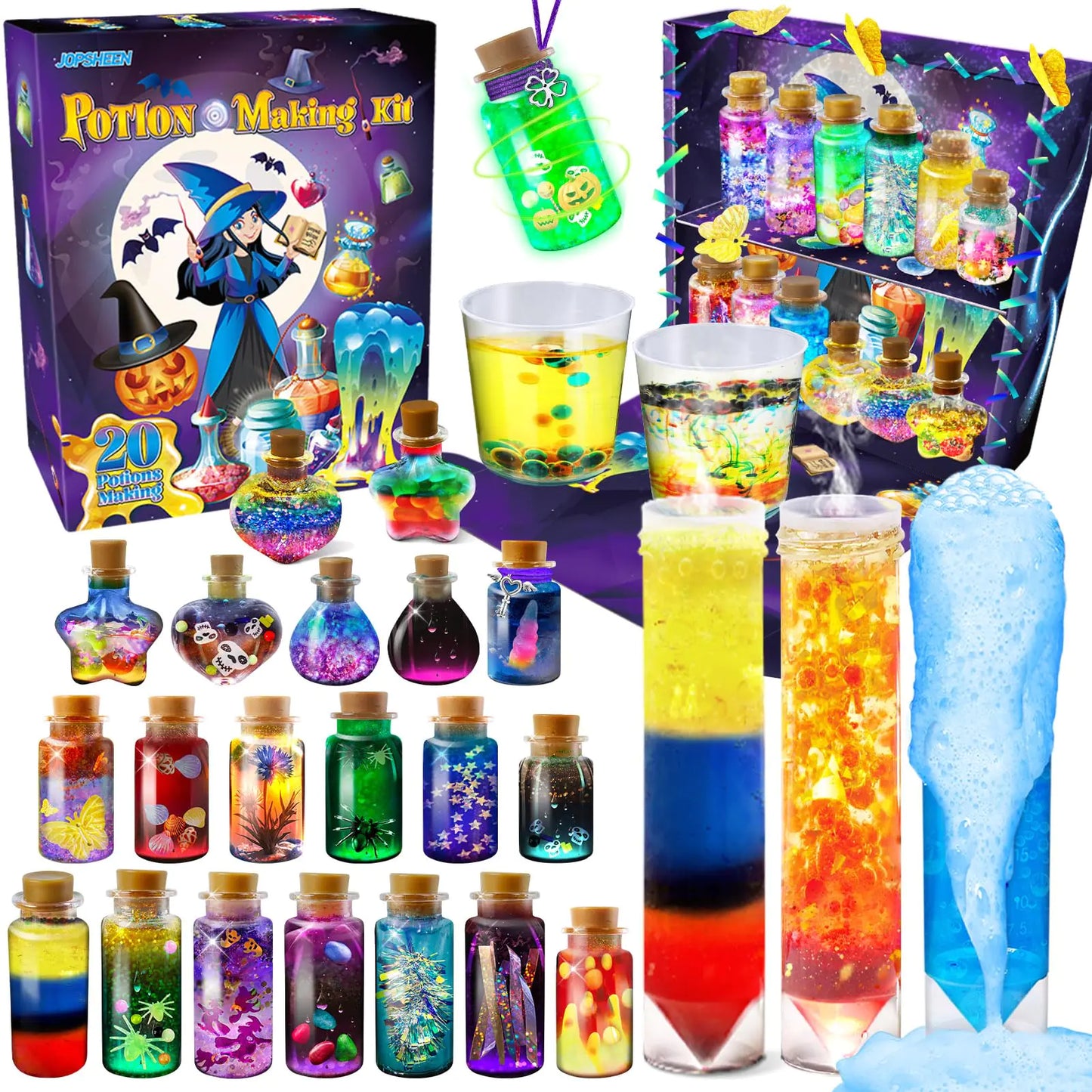 JOPSHEEN Potion Making Kit Children Making 20 Potions Crafts Toys Christmas Birthday Gifts for Girls Boys
