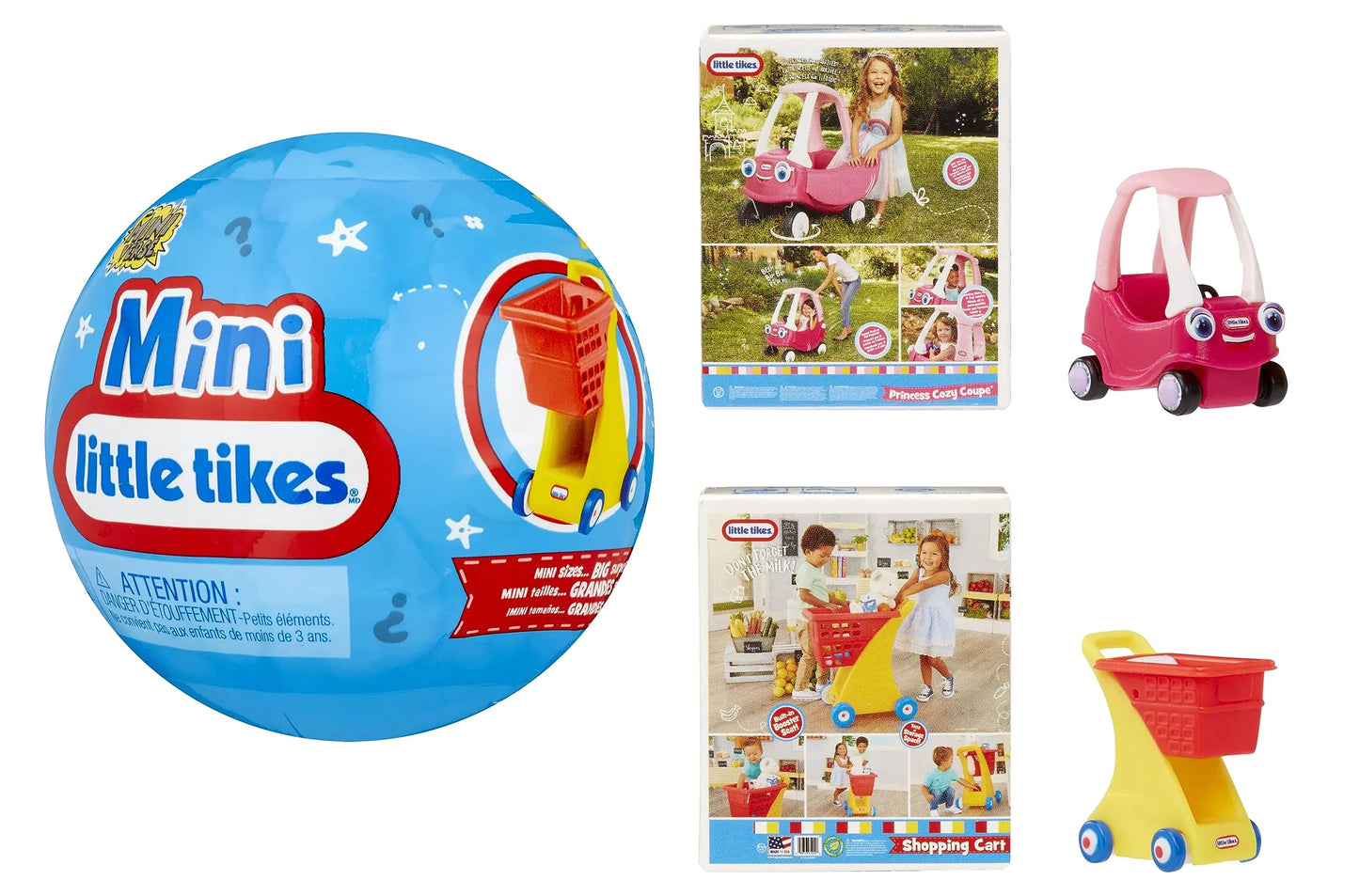 MGAs Miniverse Little Tikes Minis Series 2 - Two Little Tikes Minis Per Pack MGAs Miniverse Blind Packaging Doubles as Display Retro Nostalgia Collectors Ages 6+