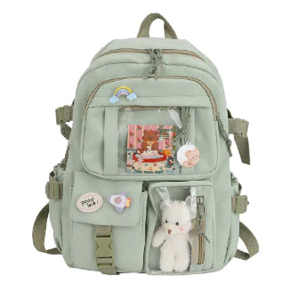 Modern Girls' School Backpack for High School Students
