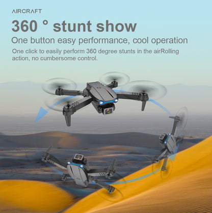 K3pro Drone E99 Folding Obstacle Avoidance Drones Con Camara Professional HD Dual Aerial Photography Four Axis Flight RC Drones