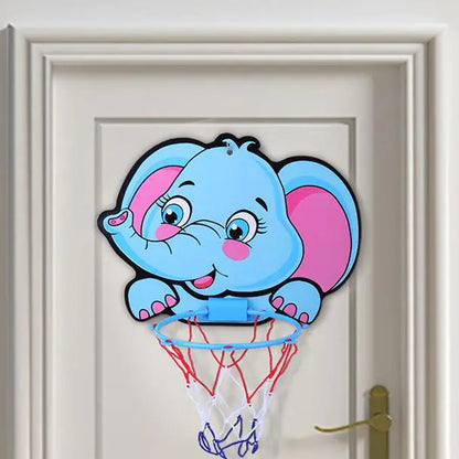 Wall-Mounted Indoor Basketball Hoop for Kids