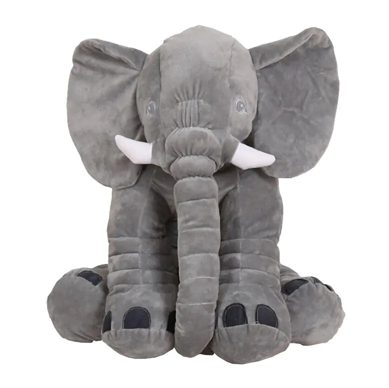 Plush Elephant Toy and Pillow Companion