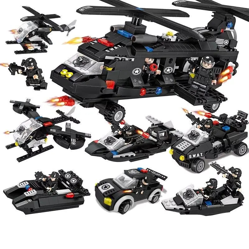 Eagle Police Building Blocks Educational Toy for Kids