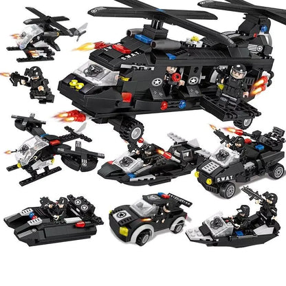 Eagle Police Building Blocks Educational Toy for Kids