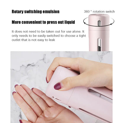 Travel Toiletry Kit with 4-in-1 Bottles and Organizer