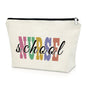 School Nurse Gifts Makeup Bag School Nurse Appreciation Week Gifts Nursing School Graduation Gifts for Her School Nurse Retirement Gift Cosmetic Bag School Nurse Thank You Gift Birthday Gifts