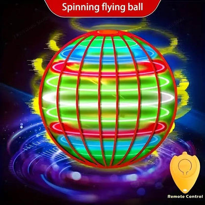 LED Flying Spinner Ball Drone – Magic Hover Toy Gift for Kids