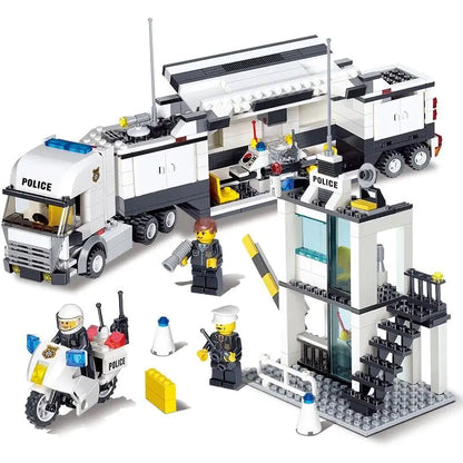 Eagle Police Building Blocks Educational Toy for Kids