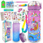 EDSPORTSHOUSE Decorate Your Own Water Bottle Kits for Girls Age 4-6-8-10Unicorn Painting CraftsFun Arts and Crafts Gifts Toys for Girls Birthday Christmas(Unicorn)