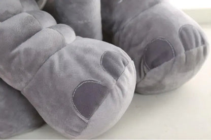 Plush Elephant Toy and Pillow Companion