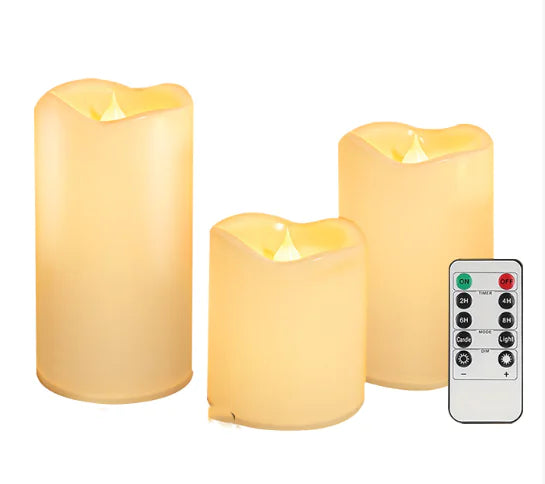Remote Control Color Changing Plastic Candles