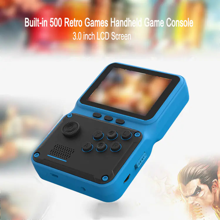 JP09 Handheld Game Console with 500 Retro Games