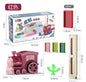 Electric Domino Train Toy with Automatic Block Dispenser (One Set)