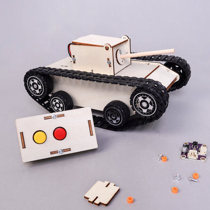 Remote-Controlled Tank DIY Kit, Educational STEM Toy