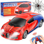 Aooess Remote Control Car Toy for Kids: Spider Rc Cars for Boys Age 4-7 Toy Cars for Boys Age 4-7 Racing Car Toys Spider Toys for Boys 4-6 Birthday Gift for 3 4 5 6 7 8 9 Year Old Boys Girls Red