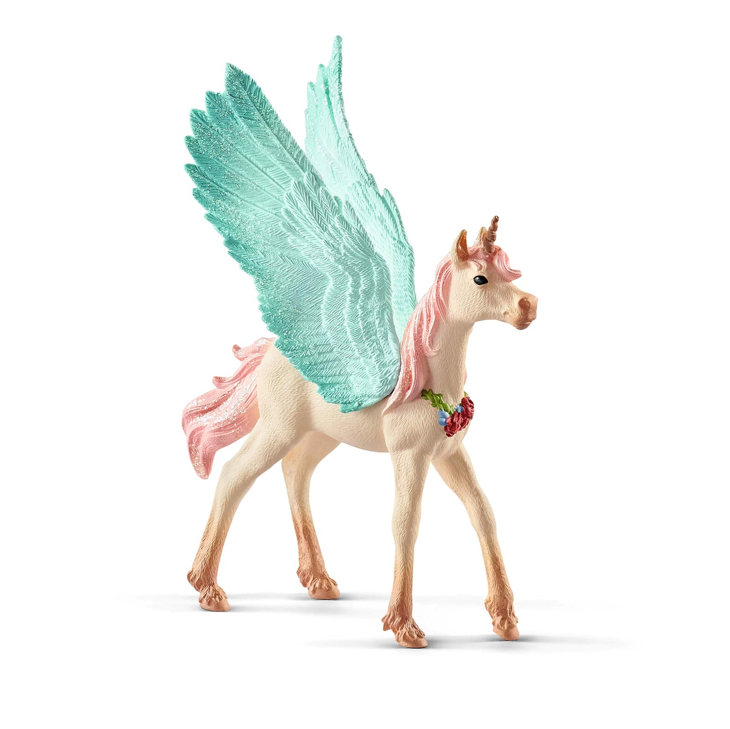 Schleich bayala Unicorn Toys for Girls and Boys Decorated Baby Unicorn Pegasus Toy Figurine Ages 5+