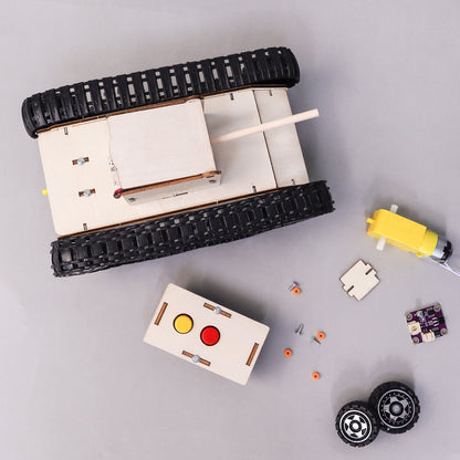 Remote-Controlled Tank DIY Kit, Educational STEM Toy
