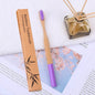 Bamboo Toothbrush with Custom Logo and Kraft Paper Box