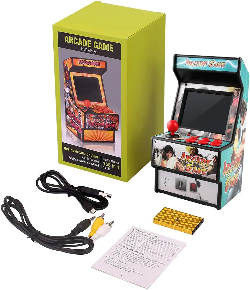 Mini Arcade Handheld Game Console with 156 Games