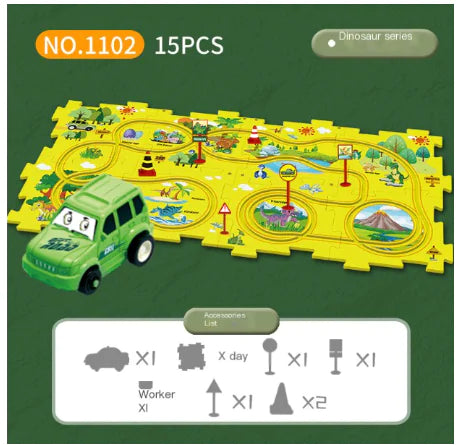 TurboTrack Adventure Puzzle Toy Set (One Piece)