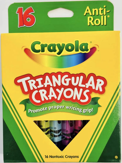 Crayola 16ct Triangular Crayons 4 Pack