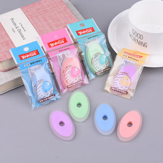 Round Eco-Friendly Erasable Candy Color Eraser