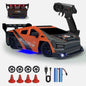 HTURCCOP 1:24 RC Cybercar 2.4GHz RC Drift Cars with LED Light Race Car Toys for Boy Girl 8-12 Years Old Speed Adjustable 25Km/HHigh Speed RC Racing Cars Perfect Toy Gift for Boys & Girls