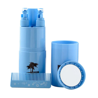 Travel Toiletry Cup Set with Portable Toothbrush Case