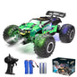 Vensico Remote Control Car RC Cars All Terrain Monster Truck Outdoor 2WD Off Road Hobby RC Truck with 2 Rechargeable Batteries and Colorful Light 20Km/h Fast RC Car Toys Gift for Kids Boys