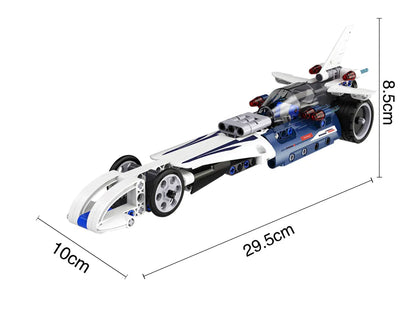 Double Eagle Building Blocks Racing Car Toy Model