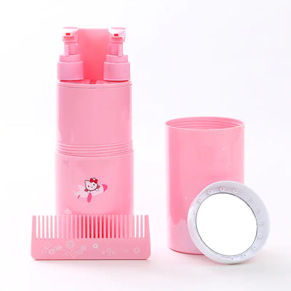 Travel Toiletry Cup Set with Portable Toothbrush Case