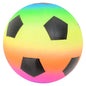 Rhode Island Novelty 9 Inch Rainbow Soccer Playground Ball One per Order