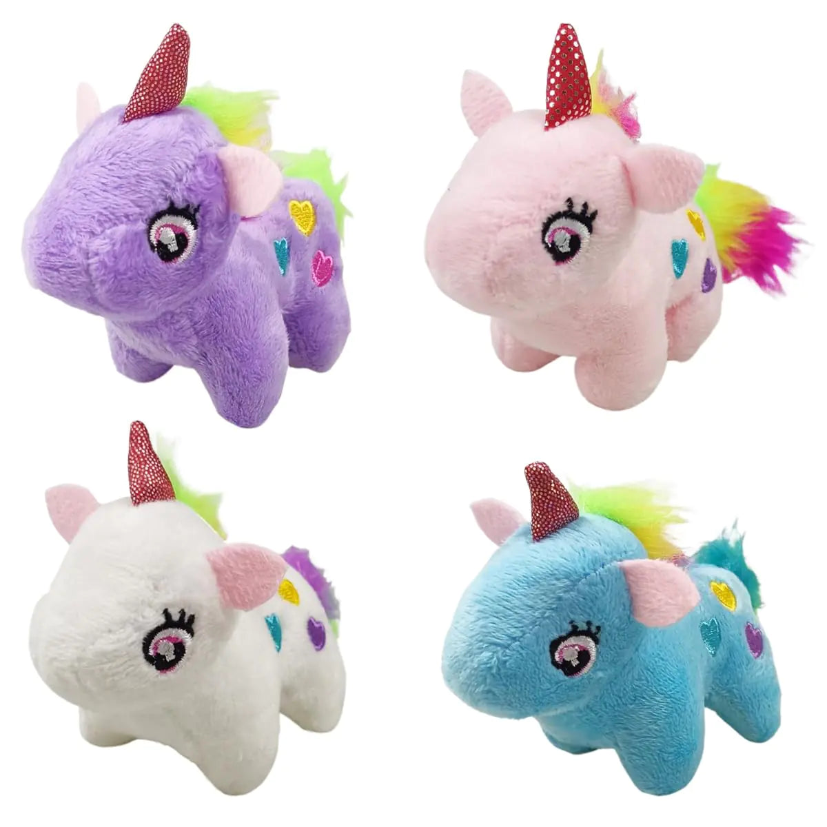 Anditoy 4 Pack Unicorn Stuffed Plush Toys for Kids Boys Girls Christmas Toys Stocking Stuffers Gifts