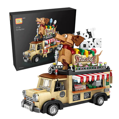 LOZ Mini Ice Cream Truck Building Blocks Toy Model