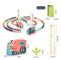 Electric Domino Train Toy with Automatic Block Dispenser (One Set)