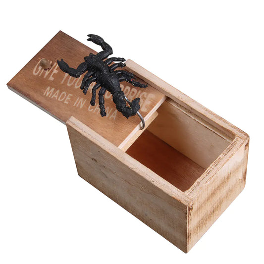Prank Scare Box with Creepy Spider Toy