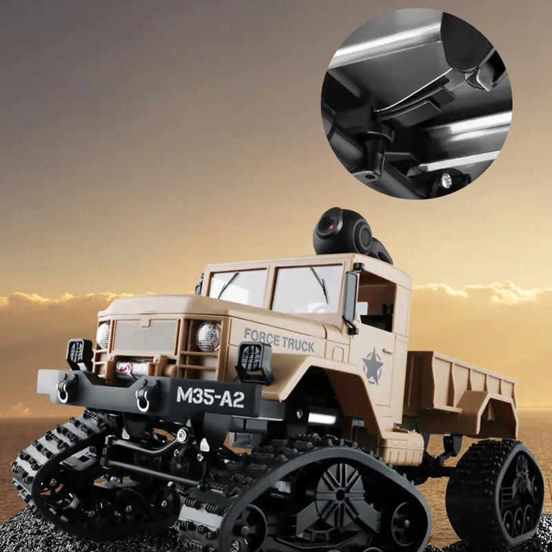 1/16 2.4G 4WD RC Military Truck with WiFi Camera