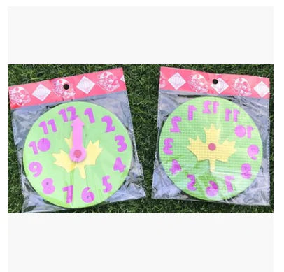 EVA Clock Puzzle Blocks for Time Learning (Gift Set)