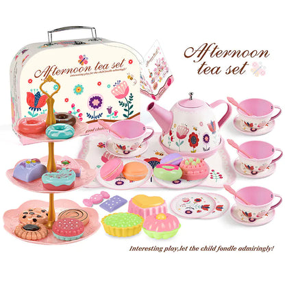 Girls Play House Simulation Dessert & Tea Toy Set
