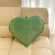 Solid Color Leaf Shaped Pillow for Home Decor
