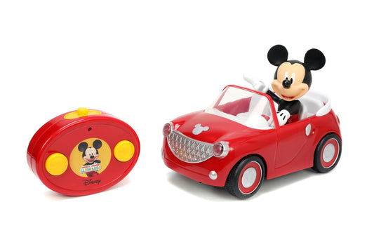 Jada Toys Disney Junior Mickey Mouse Clubhouse Roadster RC Car Red 7"