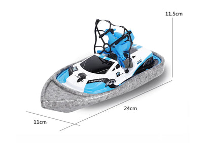 3-in-1 RC Drone, Boat, and Car - Mini Flying Toy