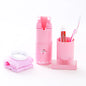 Travel Toiletry Cup Set with Portable Toothbrush Case