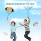 Children's Hand-Powered Parachute Toy for Outdoor Fun