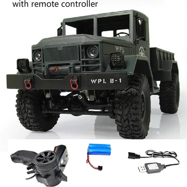 1/16 2.4G 4WD RC Military Truck with WiFi Camera