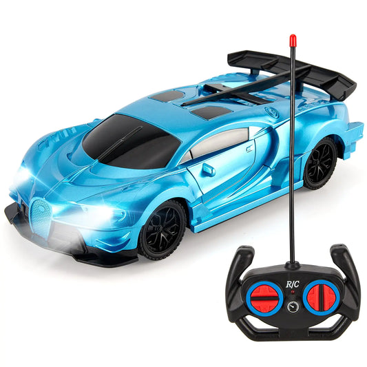HYAKIDS Remote Control Car Toys for Kids Boys Girls 3+ Year Old/High Speed/Headlights/RC Cars Gifts for Toddlers