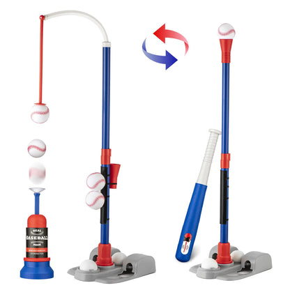 VROGTIK Toys Toddler Tball Set 3-5 Kids Toy Gift for 5-7 Year Old Boy Outdoor Sports Playground Sets for Backyards